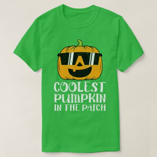 T-shirt Citrouille le plus frais dans le Patch Toddler Boy (Design devant)