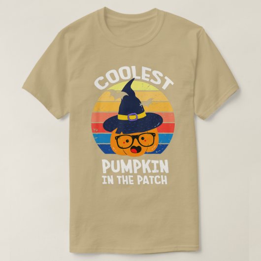 T-shirt Citrouille le plus frais dans le Patch Toddler Boy (Design devant)