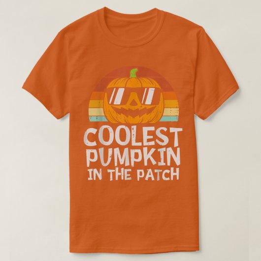 T-shirt Citrouille le plus frais dans le Patch Toddler Boy (Design devant)
