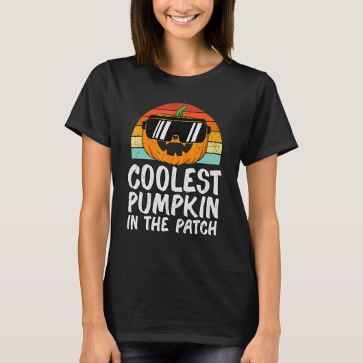 T-shirt Citrouille le plus frais dans le Patch Toddler Boy (Devant)