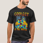 T-shirt Citrouille le plus froid dans le Cool Patch Autism (Devant)