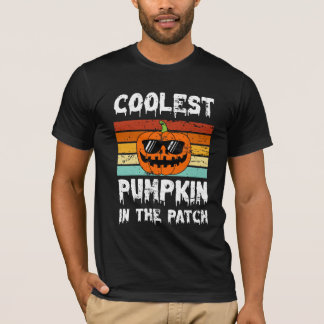 T-shirt Citrouille le plus froid dans le patch