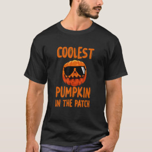 T-shirt Citrouille le plus froid dans le patch