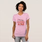 T-shirt Citrouille le plus froid dans le Patch femmes (Devant entier)