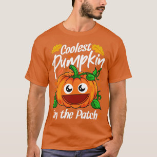 T-shirt Citrouille le plus froid dans le Patch Halloween5