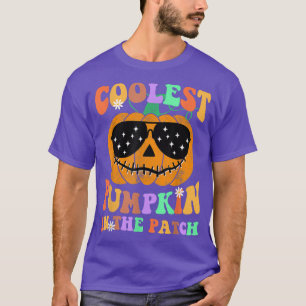 T-shirt Citrouille le plus froid dans le Patch Halloween e