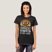 T-shirt Citrouille le plus froid dans le Patch Halloween G (Devant entier)