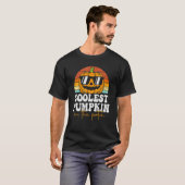 T-shirt Citrouille le plus froid dans le Patch Halloween T (Devant entier)