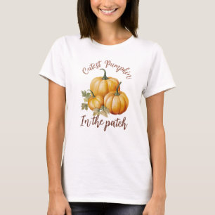 T-shirt Citrouille le plus précis dans le patch