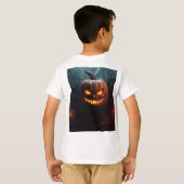 T-shirt Citrouille mal (Dos entier)