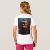 T-shirt Citrouille mal (Dos entier)