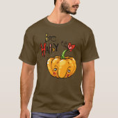T-shirt Citrouille mignon "Hi" (Devant)