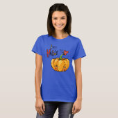 T-shirt Citrouille mignon "Hi" (Devant entier)