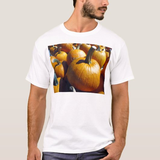 T-shirt Citrouille orange (Devant)