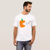 T-SHIRT CITROUILLE PAC GHOSTS HALLOWEEN HUMOUR (Devant entier)