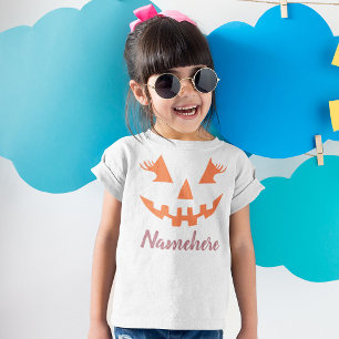 T-shirt Citrouille personnalisée Jack O Lantern Halloween 