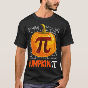 T-shirt Citrouille Pi Math Halloween Thanksgiving Funny Pi