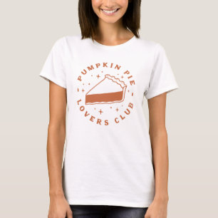 T-shirt Citrouille pie citations mignonne automne saison e