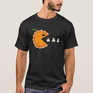T-shirt Citrouille Pie Manger Crème Whiam Ghosts Halloween