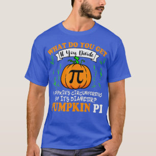 T-shirt Citrouille Pie Math Funny Halloween Thanksgiving P