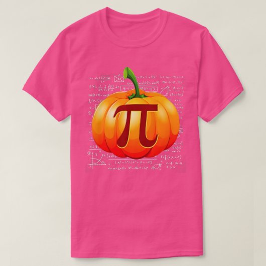 T-shirt Citrouille Pie Math I Funny Halloween Thanksgiving (Design devant)