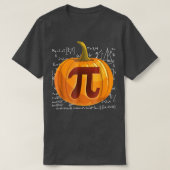 T-shirt Citrouille Pie Math Pi Day Thanksgiving Funny Hall (Design devant)