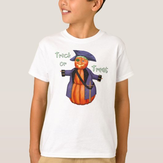 T-shirt Citrouille Pirate (Devant)