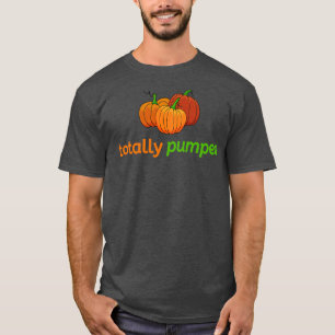 T-shirt Citrouille pompé Automne Automne