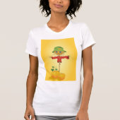 T-Shirt Citrouille Pour Femme (Devant)