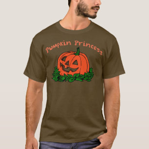 T-shirt CITROUILLE PRINCESS Funny Halloween Déplaisant eff