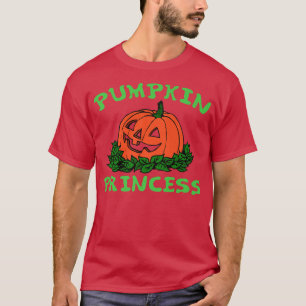 T-shirt CITROUILLE PRINCESS Funny Halloween Déplaisant eff