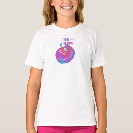 T-shirt Citrouille psychédélique (Devant)