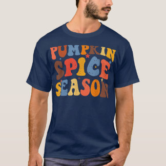 T-shirt Citrouille saison épicée drôle automne automne