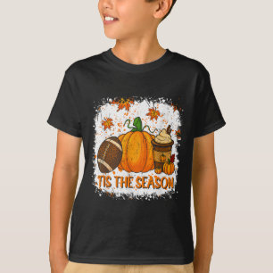T-shirt Citrouille Sce Football C'est La Saison Automne Ac