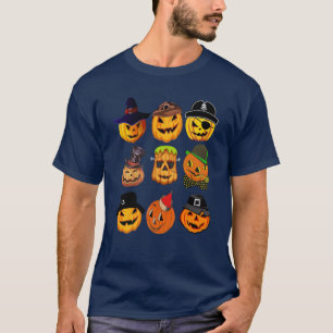 T-shirt Citrouille sculpter Halloween chemise Costume Éffr