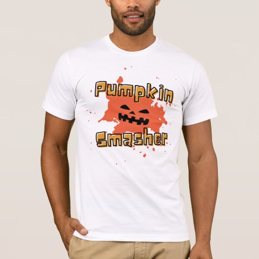 T-shirt Citrouille Smasher - Chemise d'Halloween (Devant)