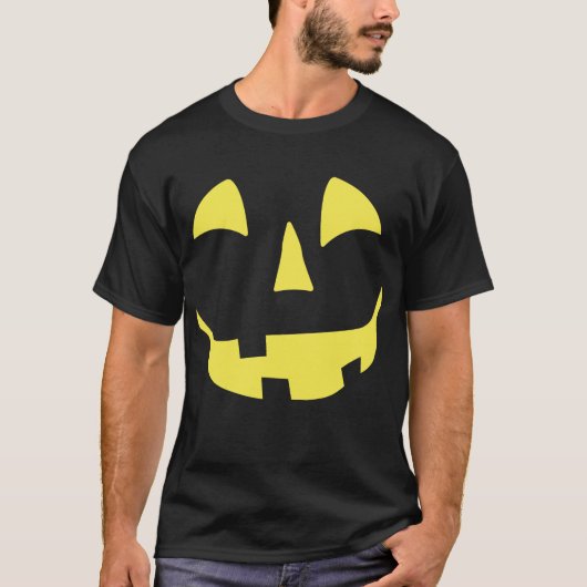 T-shirt citrouille Smile Design (Devant)