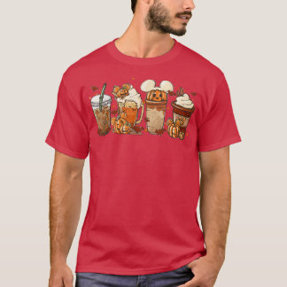 T-shirt Citrouille Spice Cute Latte Iced Autumn Coffee Ama