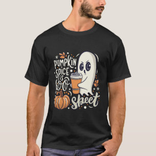 T-shirt Citrouille Spice Est Boite Feuille Drôle Halloween
