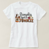T-shirt citrouille Spice Junkie Pumkin (Design devant)