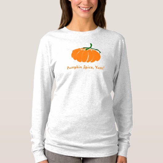 T-shirt Citrouille Spice, Yum ! (Devant)