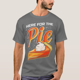 T-shirt Citrouille tarte Lover ici pour la tarte à la crèm