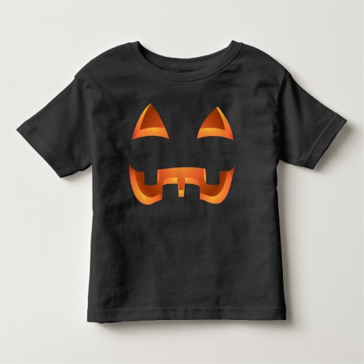 T-shirt Citrouille Toddler Halloween Toddler Shirt (Devant)