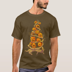 T-shirt Citrouille Tree Patch Jackolantern Automne Hallow 