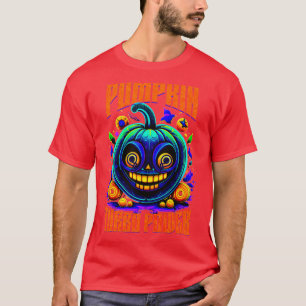 T-shirt Citrouille Turbo Power Twin Turbo Halloween Éffray