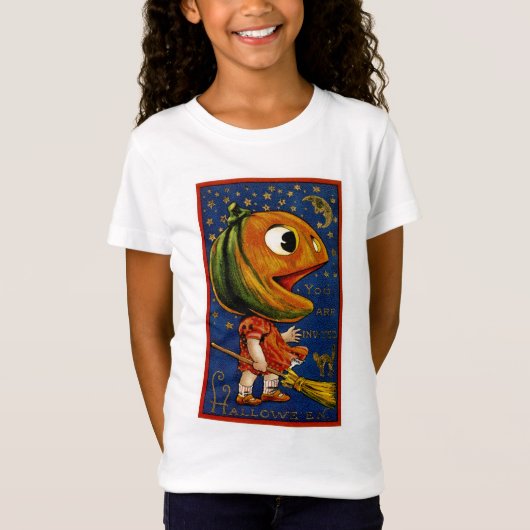 T-Shirt Citrouille vintage (Devant)