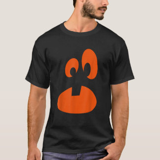T-shirt Citrouille Visage Jack O Lantern Costume Drôle d'H