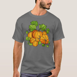 T-shirt Citrouilles d'automne frais de ferme 1
