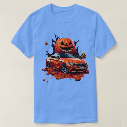 T-shirt Citrouilles de Bmw Halloween (Design devant)