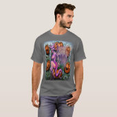 T-shirt Citrouilles démon (Devant entier)